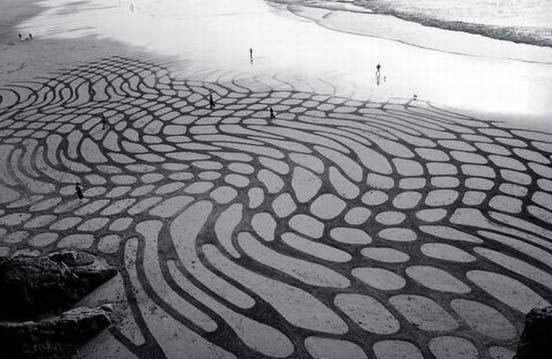 Андрес Амадор (Andres Amador) - рисунки на песке